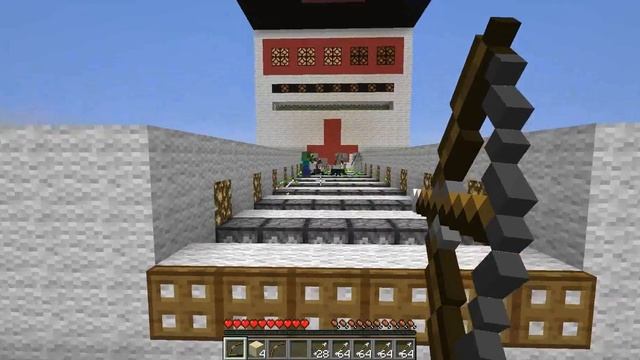 Minecraft Minigames - Space Impact смотреть онлайн