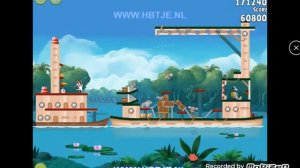 Angry Birds Rio Monkey Screaming Crash BOMB BOOM!!!