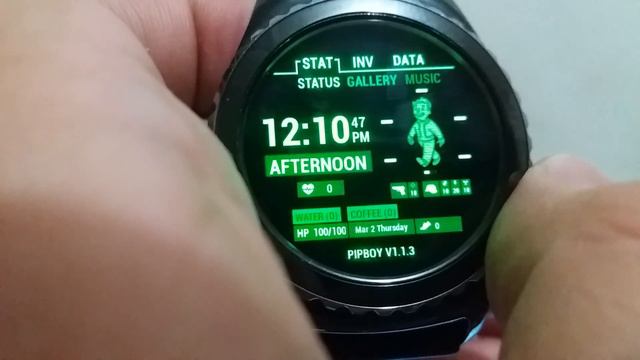 Samsung Gear S2 Watch Face Fallout 4 Pipboy Theme смотреть онлайн