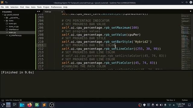 #16 Desktop App To Monitor All System Information | Python | PYQT | PYSIDE2/6 | PSUTIL Modern GUI U смотреть онлайн