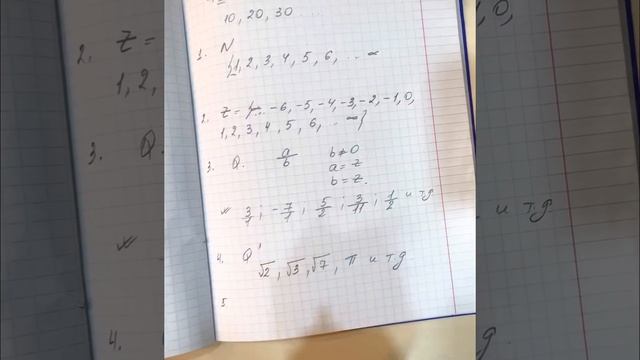 Натуральные числа.Оснавные понятия математики.