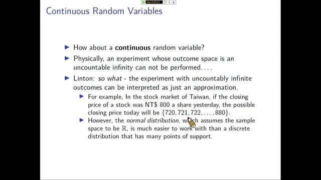 楊睿中【統計學 2021】Random Variables -- 02. Cumulative Distribution Function смотреть онлайн