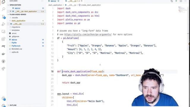 Learning Flask - Integrating Flask and Dash смотреть онлайн