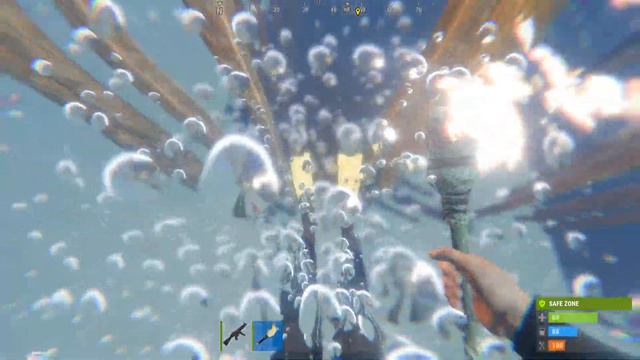 RUST the torch is burning in the water bug/glitch смотреть онлайн