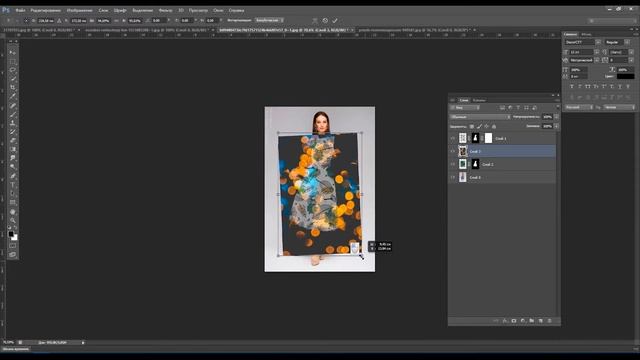 Легко меняем цвет платья  в Adobe Photoshop #урок#adobePhotoshop#2022