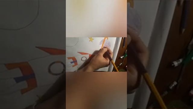 Рисуем ракету смотреть онлайн