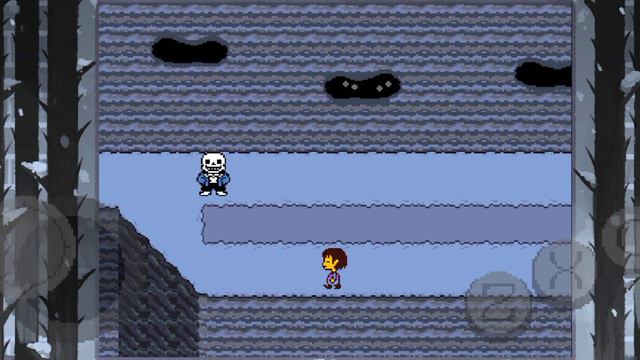 UNDERTALE прохождение на телефоне. тусуемся с папйрусом. #2 смотреть онлайн