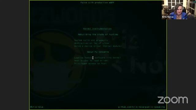 Kernel tracing in production with Falco - Kris Nova, Sysdig - Full Keynote смотреть онлайн