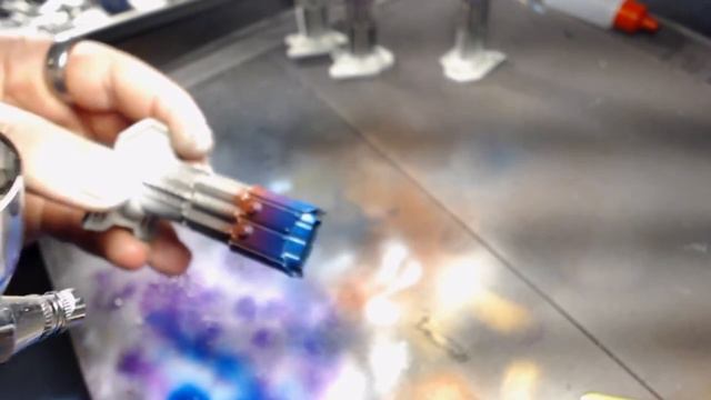 Forgeworld Clear Airbrush Paint Knight Stryix Heat Scoring Tutorial смотреть онлайн