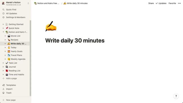 Kairo time, habit and goal tracker blocks in Notion смотреть онлайн