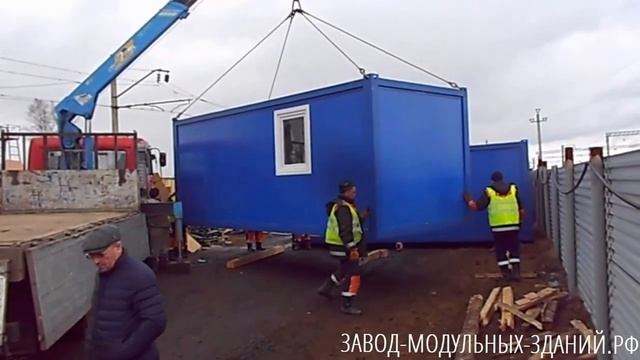 Монтаж поселка из собранных модулей, г. Нижнеудинск смотреть онлайн