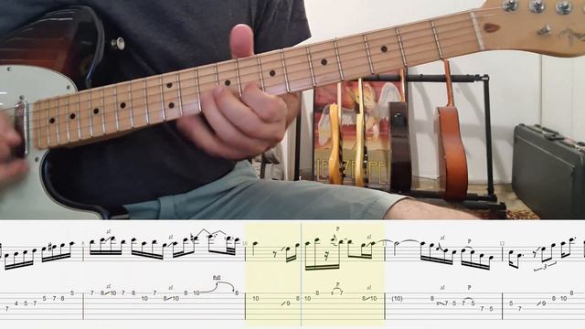 Ain't No Sunshine - Guitar Solo on Am (with TAB) смотреть онлайн