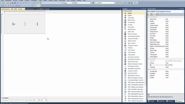 Visual 2010: MFC CTabControl Tutorial смотреть онлайн