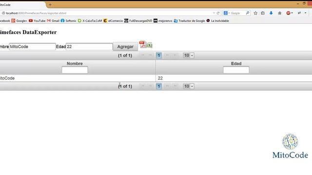 Primefaces Export смотреть онлайн