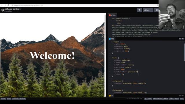 This simple trick make your website 80% better | Pure CSS based Parallax Scroll | CSS3 tutorial смотреть онлайн