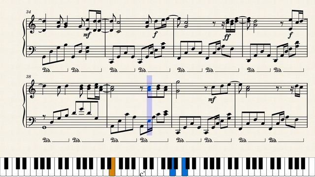 It Must Have Been Love - Roxette (Piano tutorial + Sheet music) смотреть онлайн