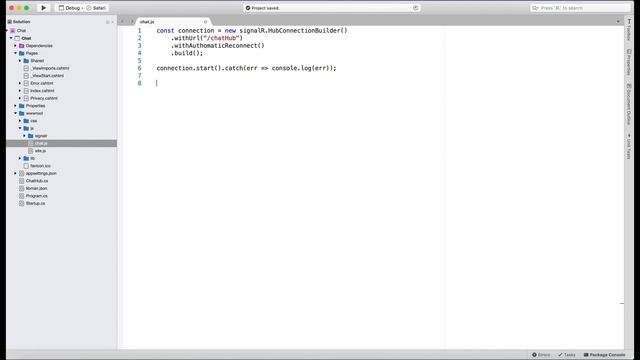 Use SignalR in ASP.Net Core 3.1. Create Chat App смотреть онлайн