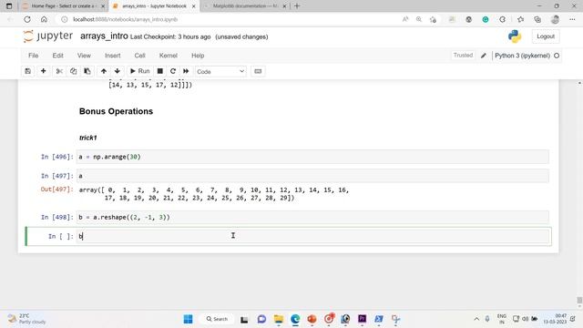 25 Automatic reshaping of the ndarrays смотреть онлайн