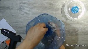 Цветочный горшок вазон из пластиковых бутылок. Поделки из пластиковых бутылок