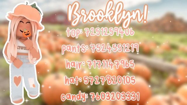 Aesthetic Fall/Halloween Roblox Outfits with Codes and Links ? | iiiRubyy смотреть онлайн