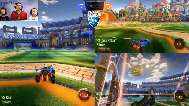 Let's Play Rocket League on PS4 with FACE CAM KongFGTV - Kid Gaming смотреть онлайн