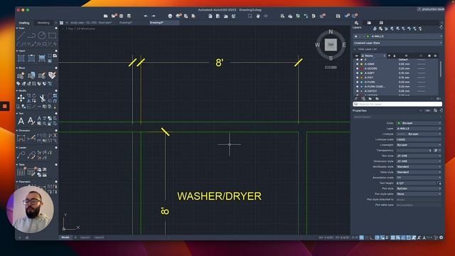 Autocad Mac Complete Floor Plan Workflow - Autocad 2023 For Mac Tutorial смотреть онлайн