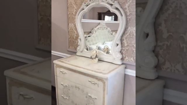 Спальня Патрисия с 4 дверным шкафом Корень Ясеня глянец Эра мебель смотреть онлайн