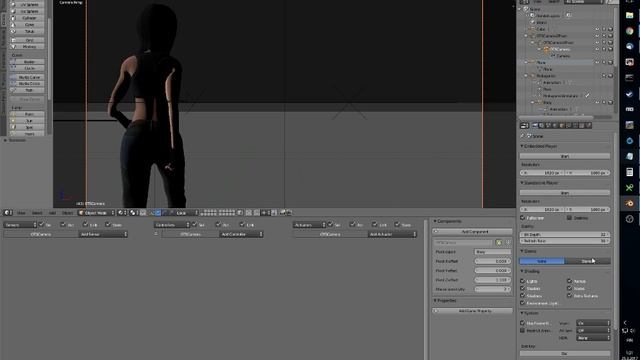 Blender Game Engine + custom code = Free-motion 3rd Person Camera @ 2017-03-25 смотреть онлайн