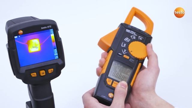 Testo 871 and 872 Thermal Imagers - Connecting Testo 770-3 Bluetooth Clamp Meter смотреть онлайн