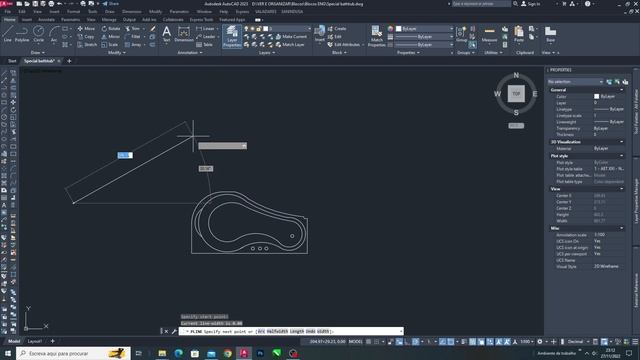 Autocad Dynamic Block - Special bathtub (Plan) смотреть онлайн
