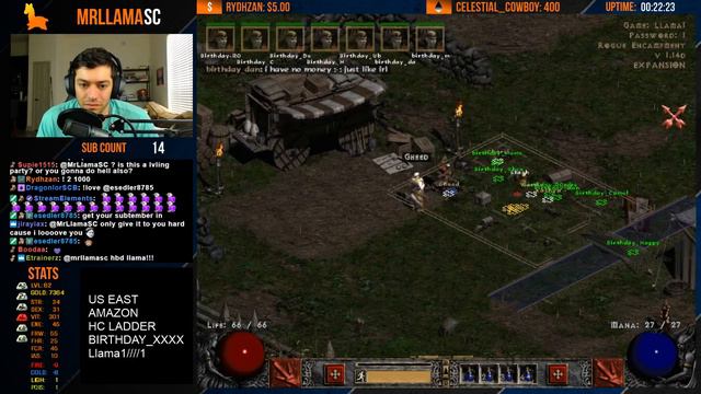 Diablo 2 - PARTY - 8 Man Bowazon FFA смотреть онлайн