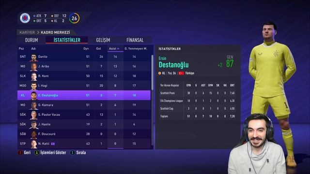 ERSİN DESTANOĞLU OYUNCU KARİYERİ REBUILD | BEŞİKTAŞ | FIFA 21 KARİYER MODU смотреть онлайн