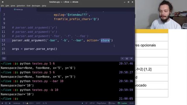 Live de Python #36 - Argumentos em linha de comando (Argparse) смотреть онлайн