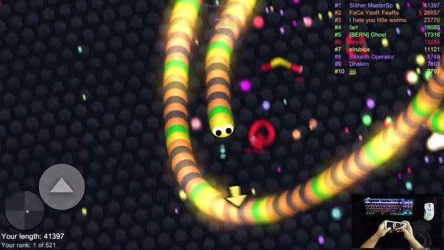 Slither.io A.I. 001 Strong Bad Snake Skin Hacked? vs. 356789 Snakes Epic Slitherio Gameplay! #277 смотреть онлайн