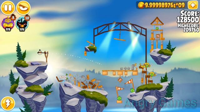 Angry Birds Seasons Summer Camp 3 Stars 3 Level смотреть онлайн