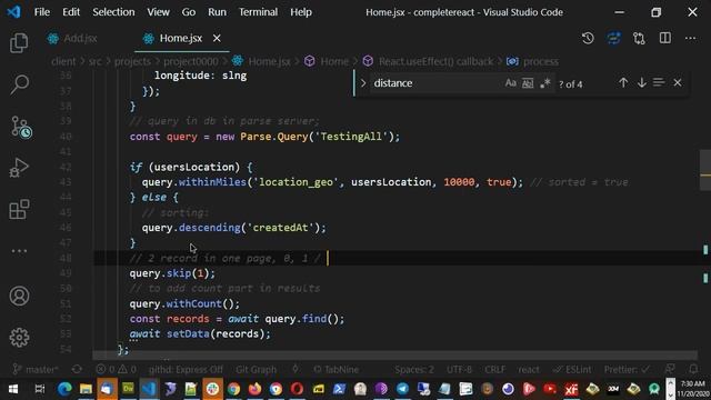 2020 11 20 ReactJs Crud 2 using parse server, pagination, distance смотреть онлайн