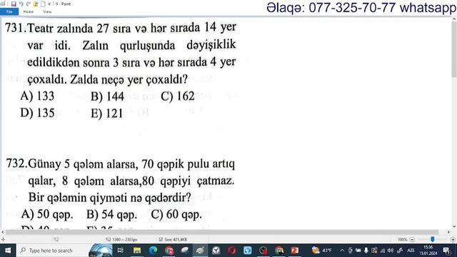 ƏDƏD məsələləri 710-749 MHM kitabı / MİQ-Sertifikasiya İBTİDAİ / Rasim Aliyev смотреть онлайн