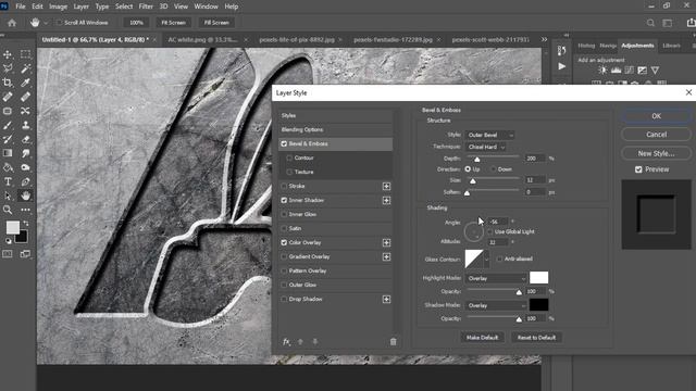 Easy!! Text Carved Into Concrete, Wood And Steel - Adobe Photoshop Tutorial смотреть онлайн
