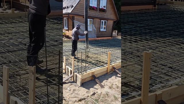 Монолитная плита под дом [#монолитнаяплита] смотреть онлайн