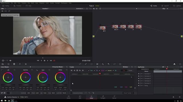 DaVinci Resolve 14. Как сделать FASHION LOOK ( русский перевод ) смотреть онлайн