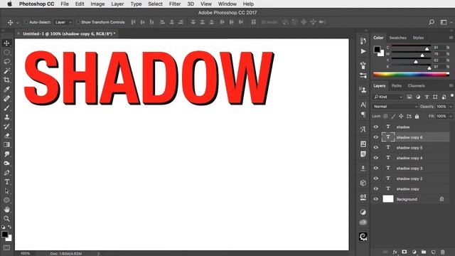 How to make shadow text смотреть онлайн