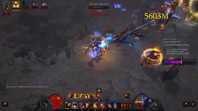 Diablo 3 S26 - Marauder Dh Grift 120 solo (Day 3) смотреть онлайн