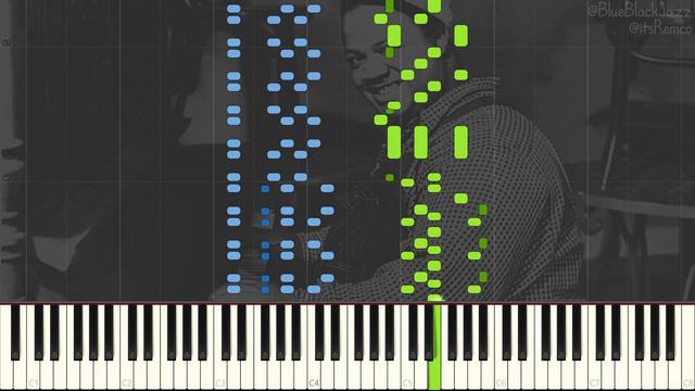 Meade Lux Lewis - Honky Tonk Train Blues 1937 (Boogie Woogie Piano Synthesia) [@blueblackjazz] смотреть онлайн