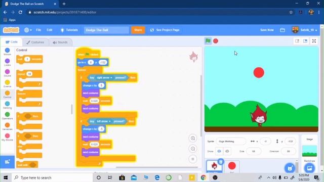 Dodge The Ball Scratch Game| Part 1 смотреть онлайн