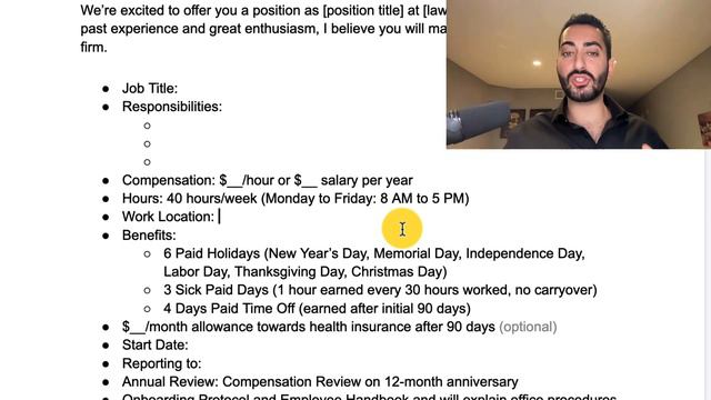 FREE Job Offer Template (1-Page) For Lawyers! смотреть онлайн