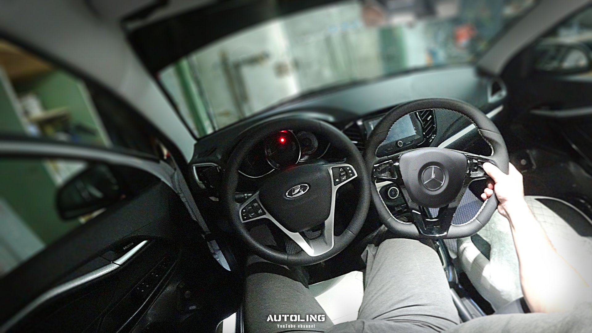 Когда хочешь Mercedes, а у тебя LADA \\ Установка анатомического AMG руля на Весту LADACPS смотреть онлайн