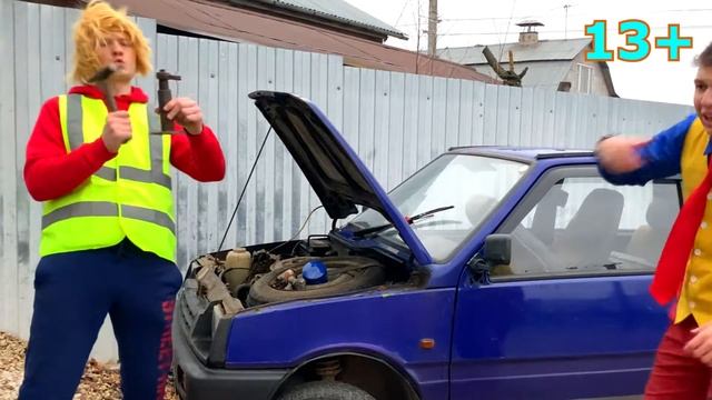 Mr. Joke fixes Broken Nissan Cedric & Mr. Joe in Car Service 13+ смотреть онлайн