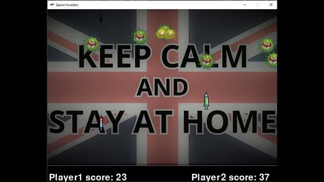 Python Pygame Space Invaders смотреть онлайн