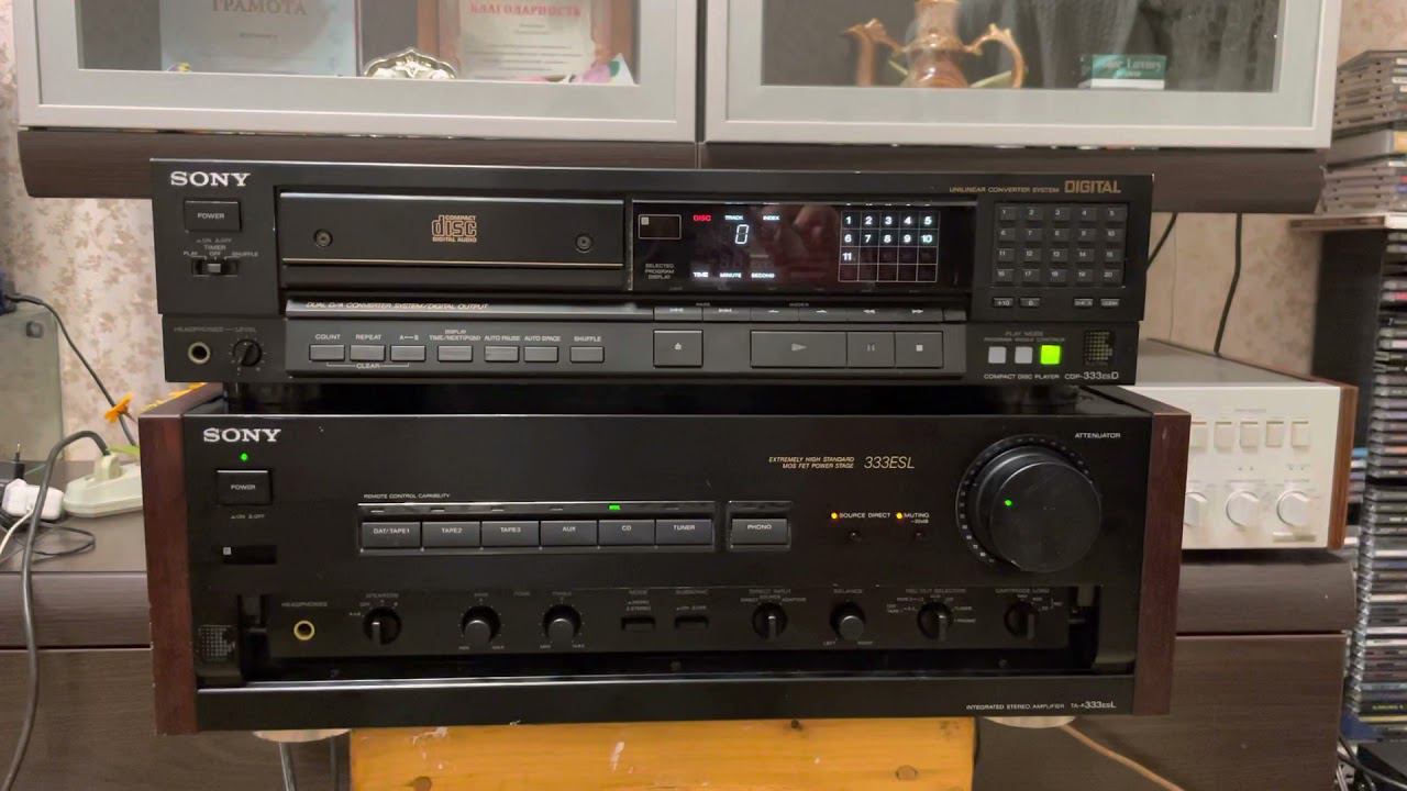 Sony ta-f333esL+Sony cdp-333esD смотреть онлайн