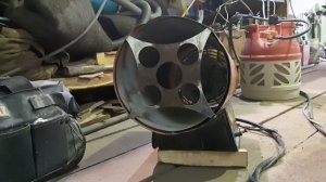 Переделал газовую пушку на электроподжиг.